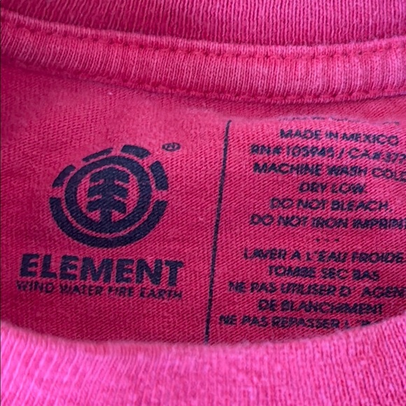 Element Kids Red T-Shirt - Picture 2 of 6